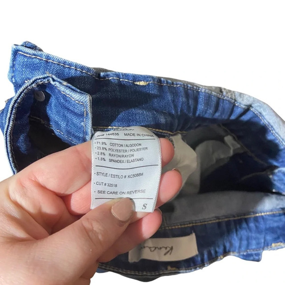 KanCan Cleo-Allie Distressed Denim Overalls KC5088M Size Small - Picture 14 of 14